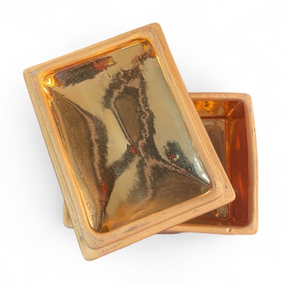 Vintage Le Mieux China 24K Gold & Platinum Trinket Box – Gift Ready - Picture 7 of 8